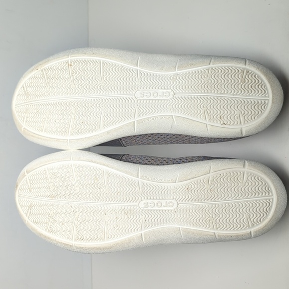 Crocs Swiftwater gray MaryJane slip on mesh shoes women's size 10 - Picture 7 of 15